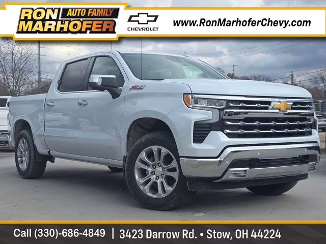 2026 Polar White Tricoat Chevrolet Silverado 1500 LTZ 4X4 Truck