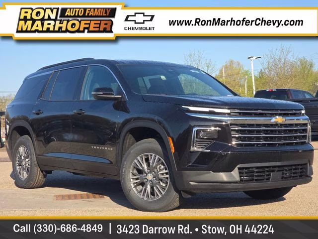 2026 Mosaic Black Metallic Chevrolet Traverse LT FWD SUV
