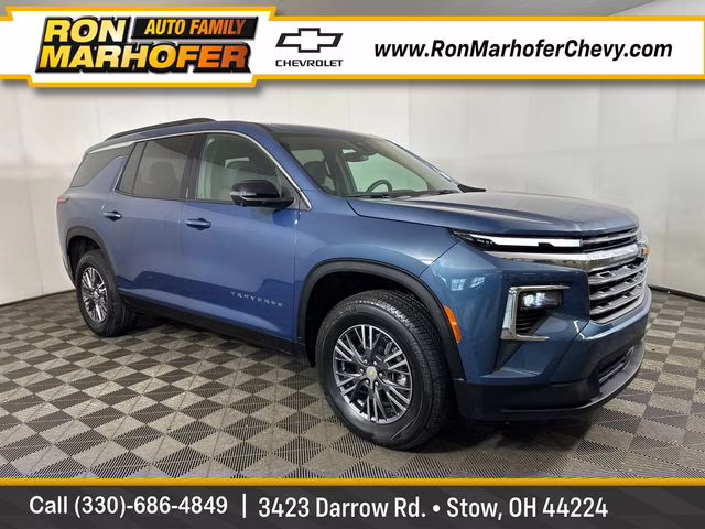2025 Lakeshore Blue Metallic Chevrolet Traverse LT FWD SUV