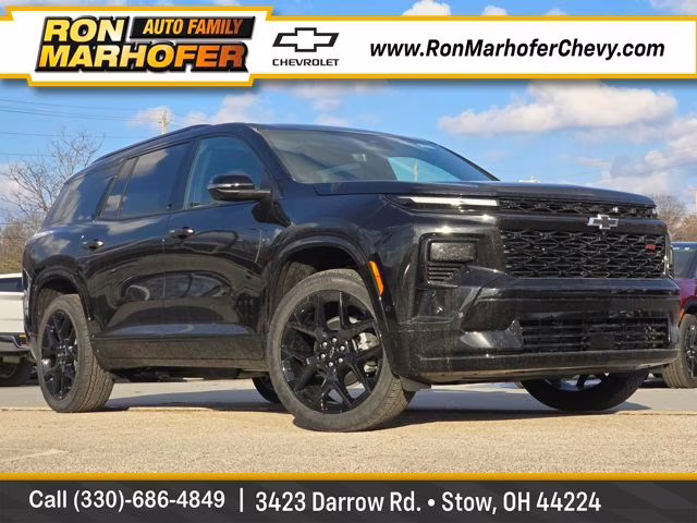 2026 Mosaic Black Metallic Chevrolet Traverse RS FWD SUV