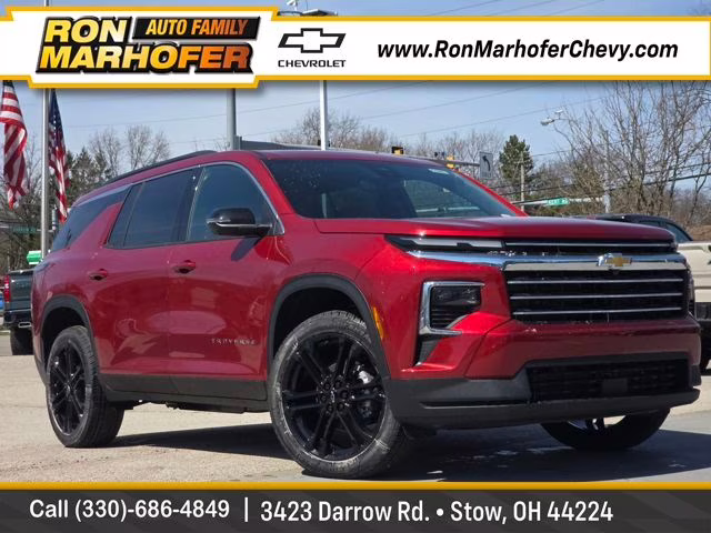 2026 Radiant Red Tintcoat Chevrolet Traverse LT AWD SUV