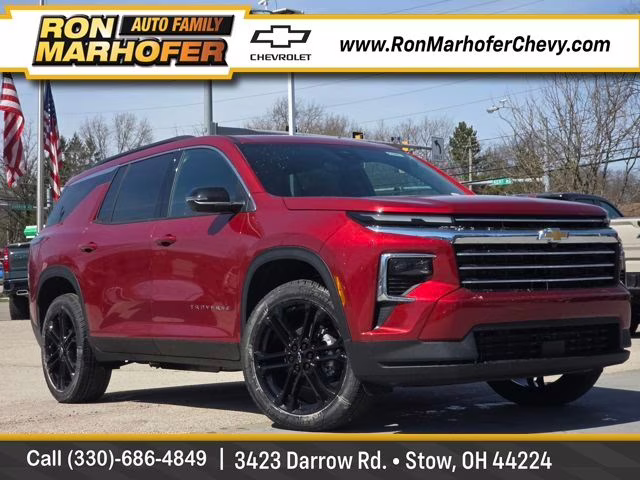 2026 Radiant Red Tintcoat Chevrolet Traverse LT AWD SUV