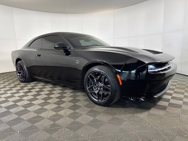 2024 Diamond Black Crystal Pearlcoat Dodge Charger R/T AWD Coupe