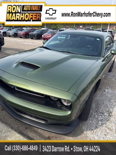 2022 F8 Green Dodge Challenger R/T RWD Coupe