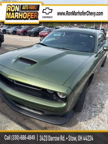 2022 F8 Green Dodge Challenger R/T RWD Coupe