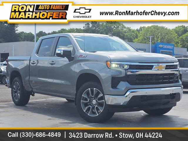 2025 Sterling Gray Metallic Chevrolet Silverado 1500 LT 4X4 Truck