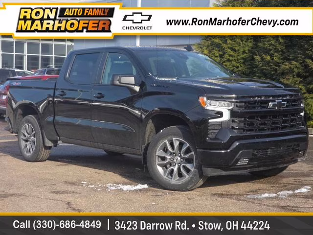 2026 Black Chevrolet Silverado 1500 RST 4X4 Truck