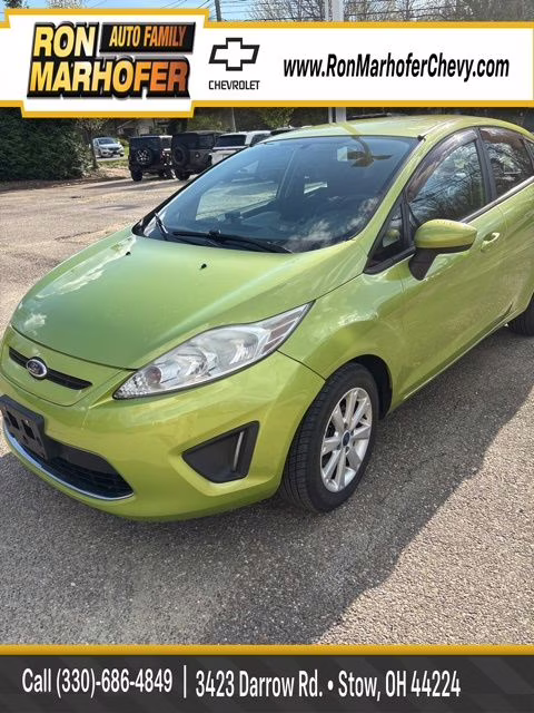 2012 Lime Squeeze Metallic Ford Fiesta SE FWD Hatchback