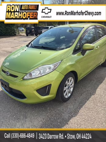 2012 Lime Squeeze Metallic Ford Fiesta SE FWD Hatchback
