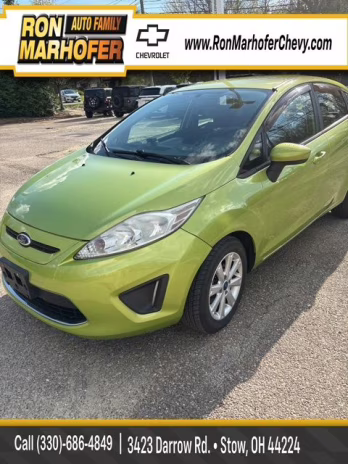 2012 Lime Squeeze Metallic Ford Fiesta SE FWD Hatchback
