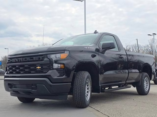 2026 Black Chevrolet Silverado 1500 WT RWD Truck