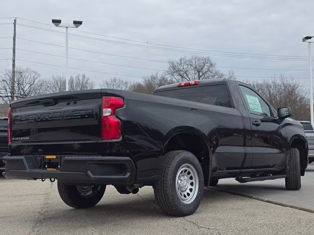 2026 Black Chevrolet Silverado 1500 WT RWD Truck