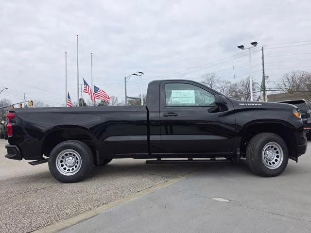 2026 Black Chevrolet Silverado 1500 WT RWD Truck