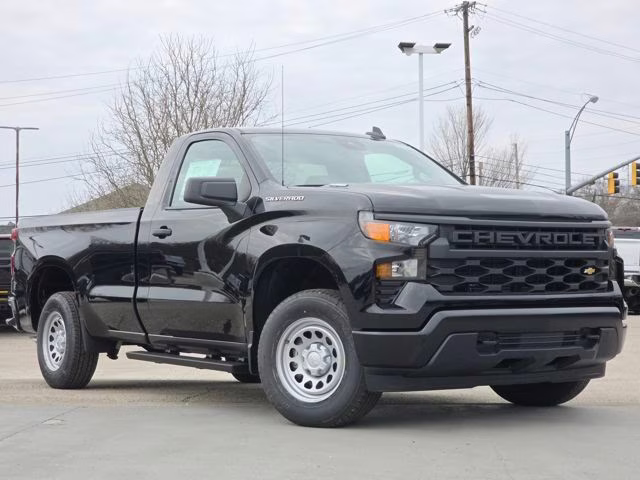 2026 Black Chevrolet Silverado 1500 WT RWD Truck