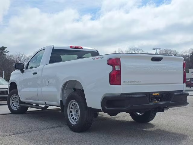 2026 Summit White Chevrolet Silverado 1500 WT 4X4 Truck