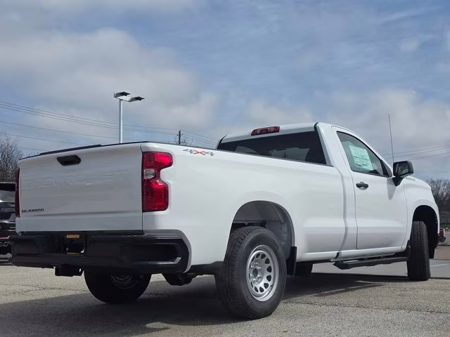 2026 Summit White Chevrolet Silverado 1500 WT 4X4 Truck