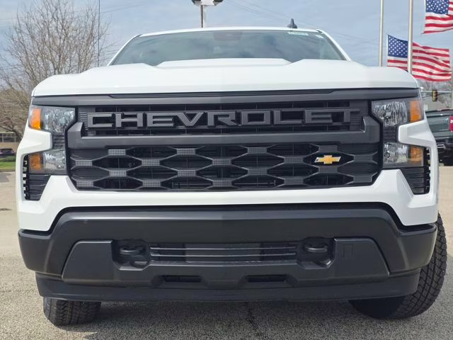 2026 Summit White Chevrolet Silverado 1500 WT 4X4 Truck