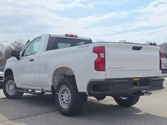 2026 Summit White Chevrolet Silverado 1500 WT 4X4 Truck