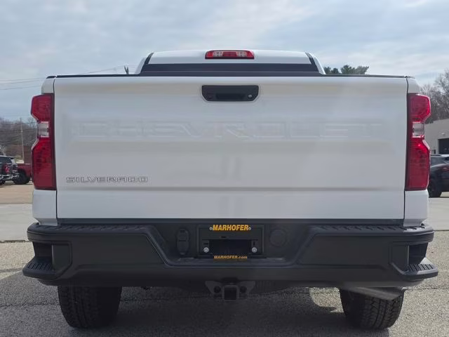 2026 Summit White Chevrolet Silverado 1500 WT 4X4 Truck