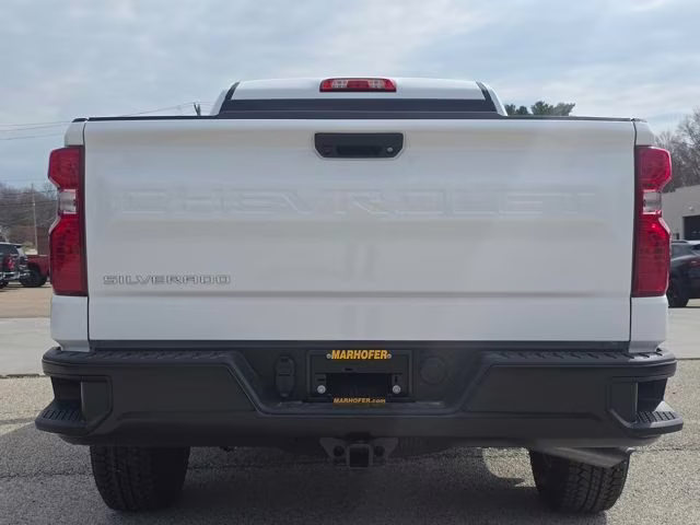 2026 Summit White Chevrolet Silverado 1500 WT 4X4 Truck