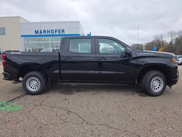 2026 Black Chevrolet Silverado 1500 WT 4X4 Truck