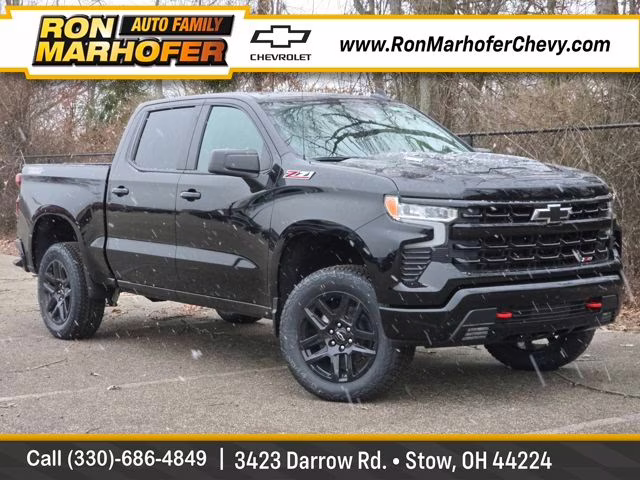 2026 Black Chevrolet Silverado 1500 LT Trail Boss 4X4 Truck