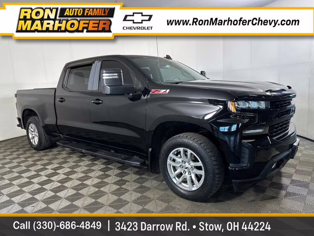 2022 Black Chevrolet Silverado 1500 LTD RST 4X4 Truck
