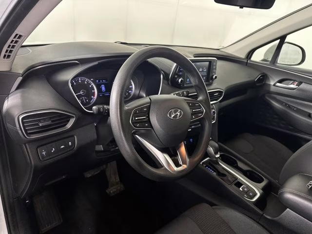 2019 Quartz White Hyundai Santa Fe SE FWD SUV