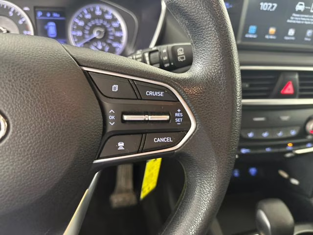 2019 Quartz White Hyundai Santa Fe SE FWD SUV