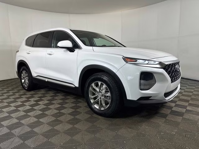 2019 Quartz White Hyundai Santa Fe SE FWD SUV