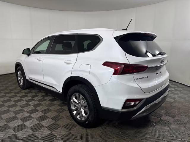 2019 Quartz White Hyundai Santa Fe SE FWD SUV