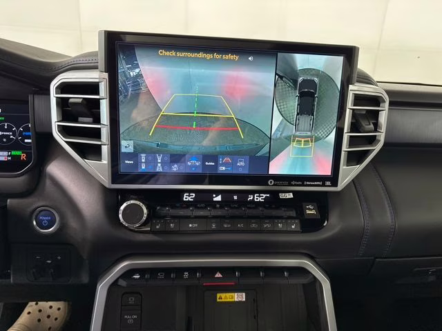 2024 Midnight Black Metallic Toyota Tundra Hybrid Platinum 4X4 Truck