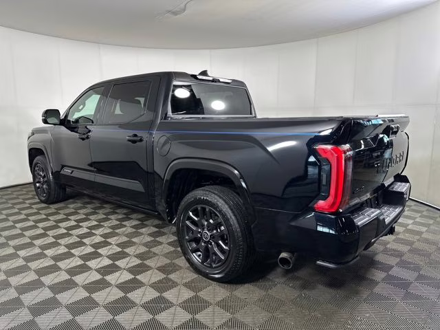 2024 Midnight Black Metallic Toyota Tundra Hybrid Platinum 4X4 Truck