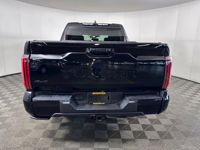 2024 Midnight Black Metallic Toyota Tundra Hybrid Platinum 4X4 Truck