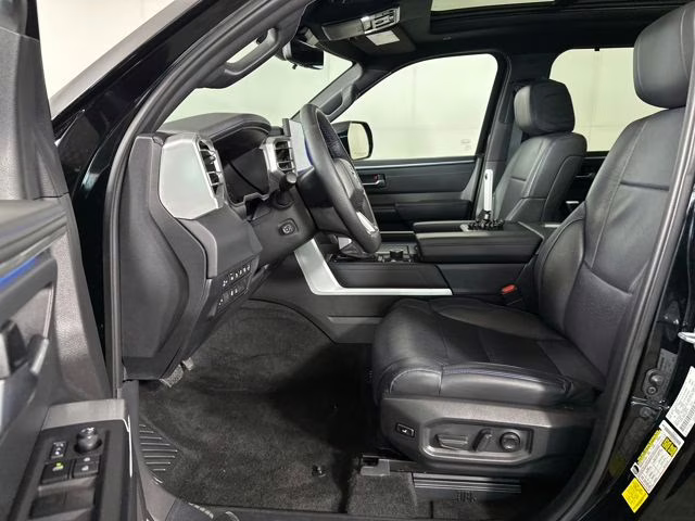 2024 Midnight Black Metallic Toyota Tundra Hybrid Platinum 4X4 Truck