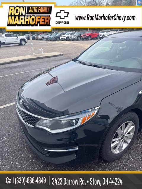 2018 Ebony Black Kia Optima LX FWD Sedan