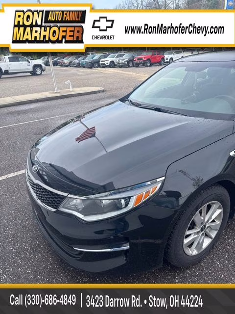 2018 Ebony Black Kia Optima LX FWD Sedan
