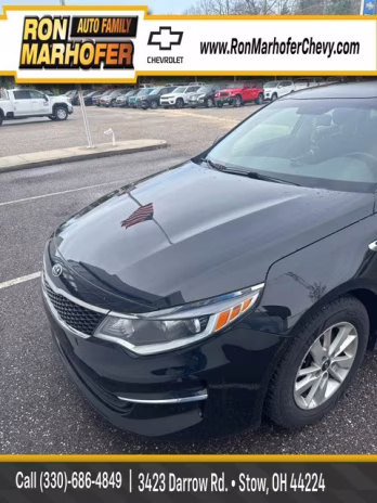 2018 Ebony Black Kia Optima LX FWD Sedan
