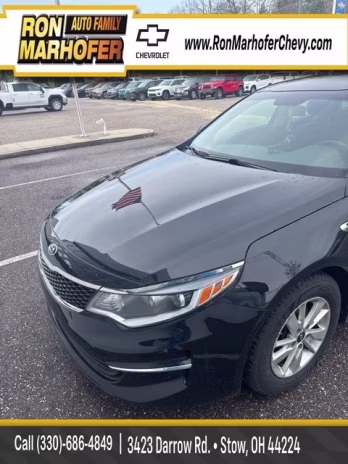 2018 Ebony Black Kia Optima LX FWD Sedan