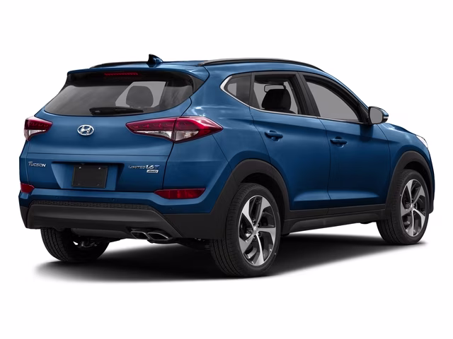 2016 Caribbean Blue Hyundai Tucson Limited AWD SUV