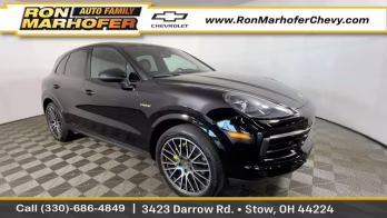 2021 Black Porsche Cayenne E-Hybrid Base AWD SUV