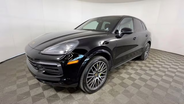 2021 Black Porsche Cayenne E-Hybrid Base AWD SUV