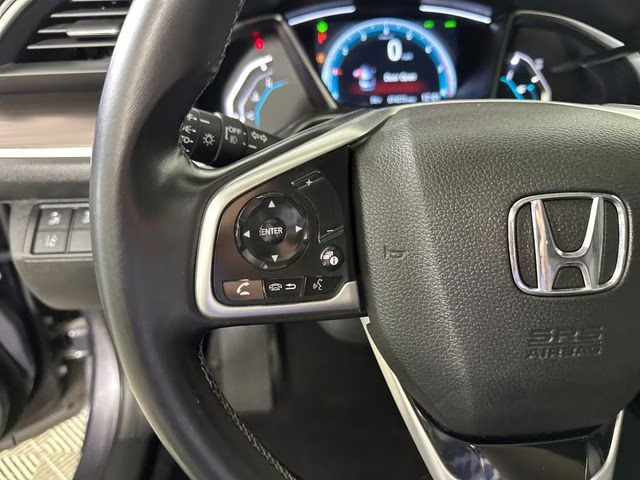 2021 Modern Steel Metallic Honda Civic EX-L FWD Sedan