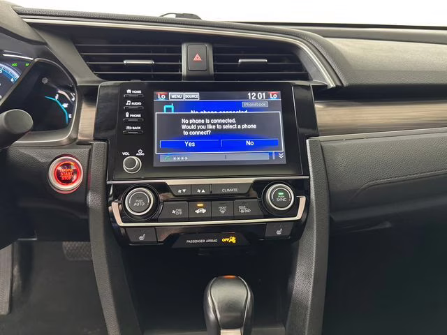 2021 Modern Steel Metallic Honda Civic EX-L FWD Sedan