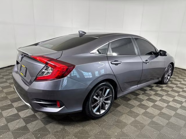 2021 Modern Steel Metallic Honda Civic EX-L FWD Sedan