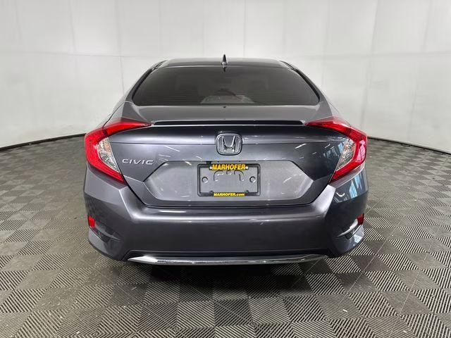 2021 Modern Steel Metallic Honda Civic EX-L FWD Sedan