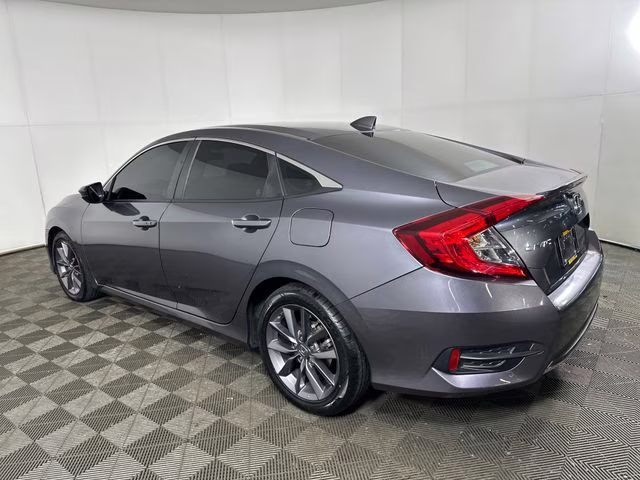 2021 Modern Steel Metallic Honda Civic EX-L FWD Sedan