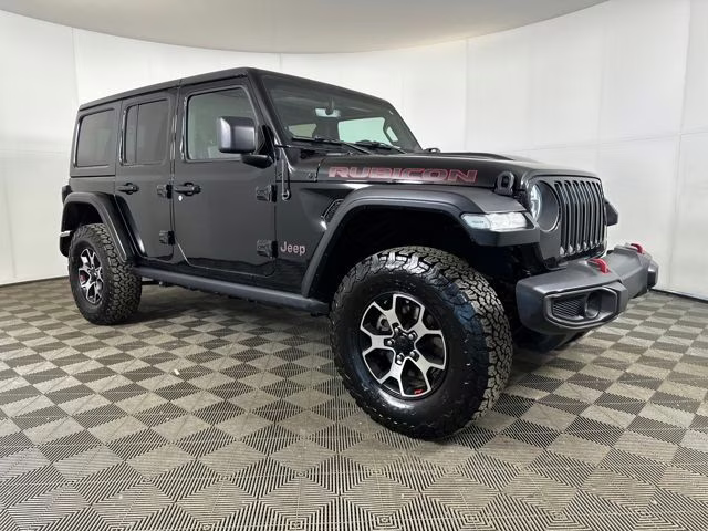 2020 Black Clearcoat Jeep Wrangler Unlimited Rubicon 4X4 SUV