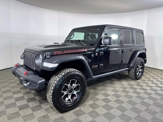 2020 Black Clearcoat Jeep Wrangler Unlimited Rubicon 4X4 SUV