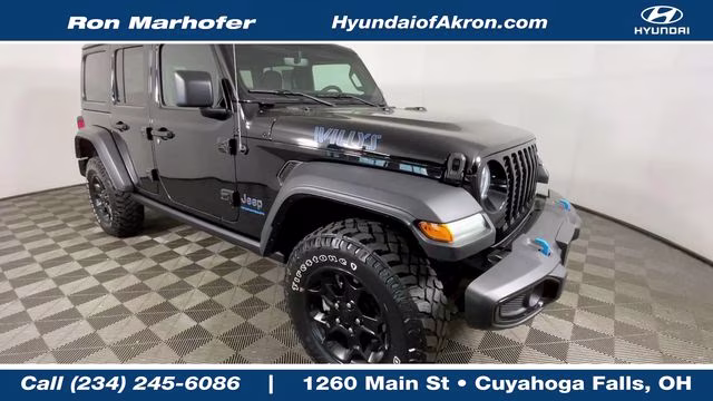 2023 Black Clearcoat Jeep Wrangler Base 4xe 4X4 SUV